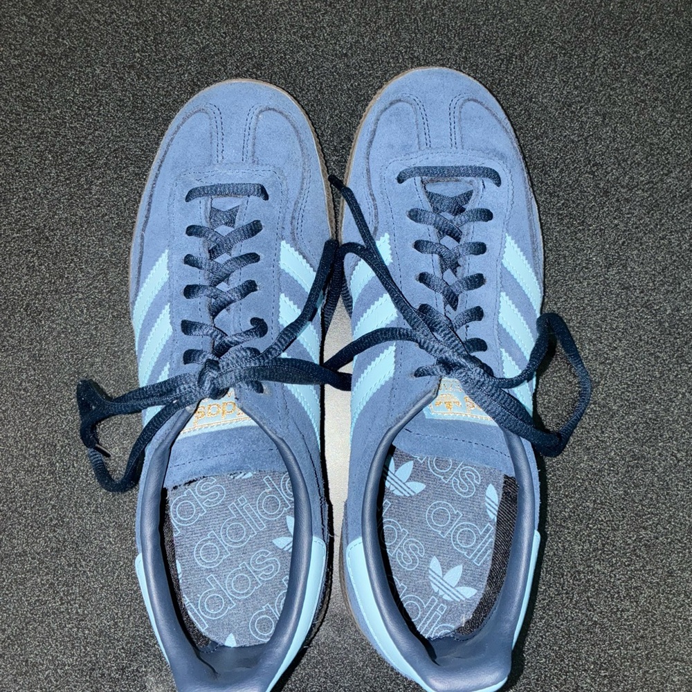 Adidas Blue Suede Sneakers